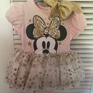 Disney Minnie Mouse tutu onsie